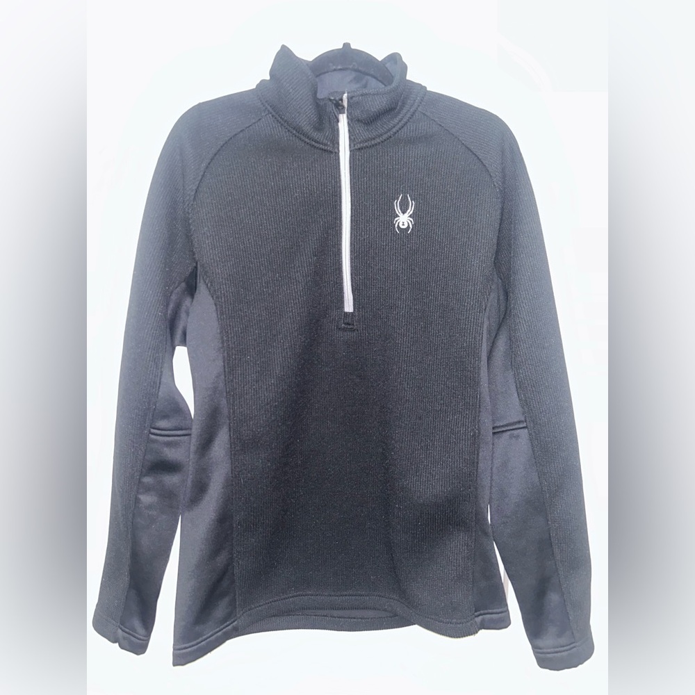 Spyder Black Half-Zip Jacket